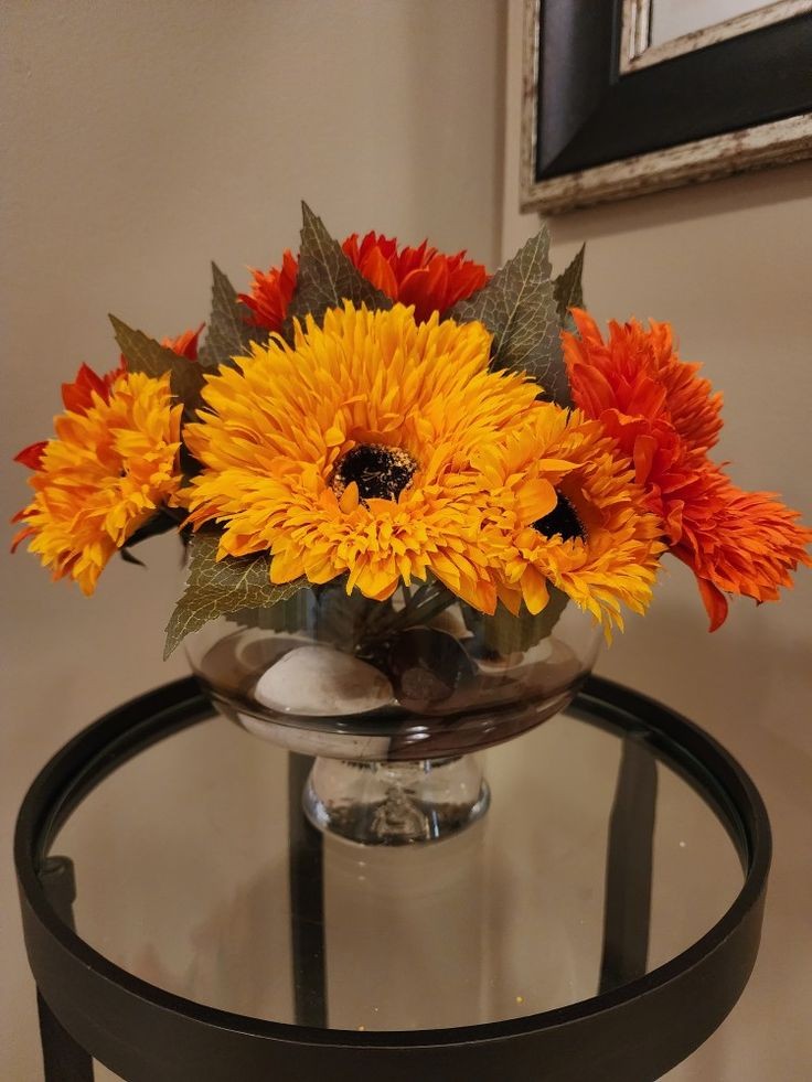 Chrysanthemum Floral Bowl