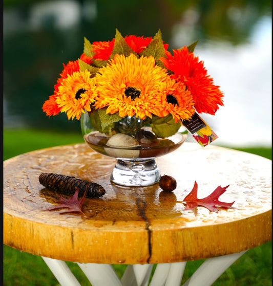 Chrysanthemum Floral Bowl